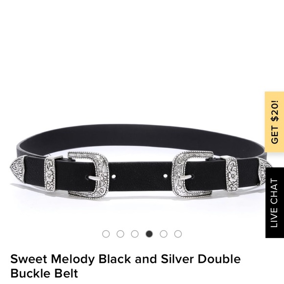 black and silver belt - Picture 5 of 6